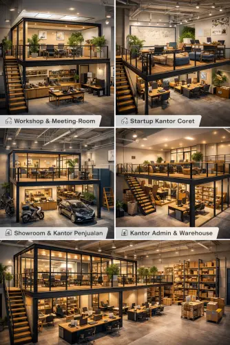 Mezzanine Ruang Kantor di Kota Bandung